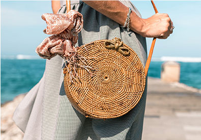 Straw Tote Bag